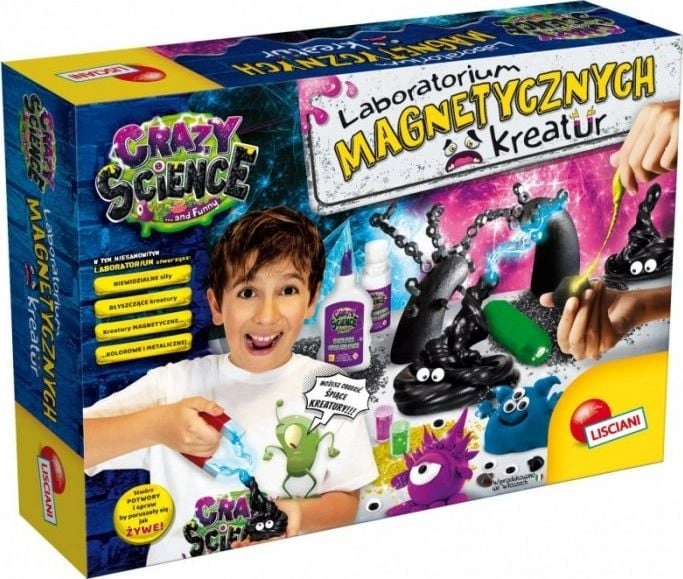 Lisciani Crazy Science Labolatorium magnetycznych kreatur