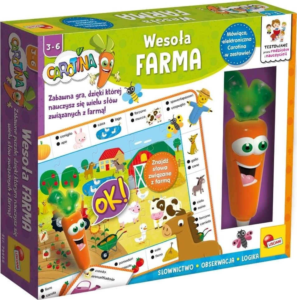 Lisciani Talking Carotina on the farm