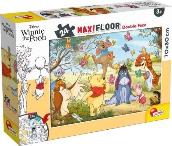 Lisciani Double-sided floor puzzle Maxi 24