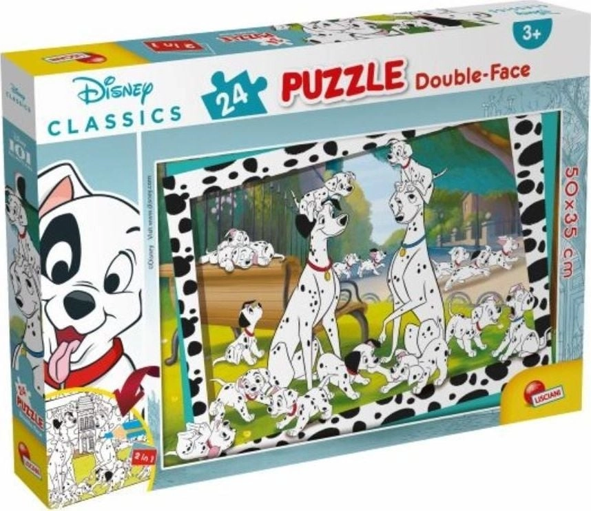 Lisciani Puzzle dwustronne Plus 24 Klasyka