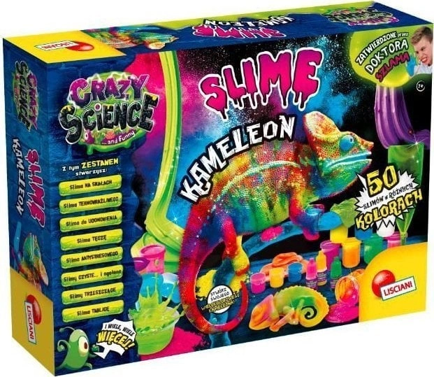 Lisciani Crazy Science - Slime kameleon