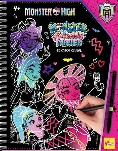 Lisciani Zdrapywanka Sketchbook Scratch reveal Monster