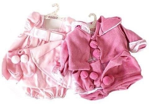 Llorens Clothes V-38 Dress 38 cm
