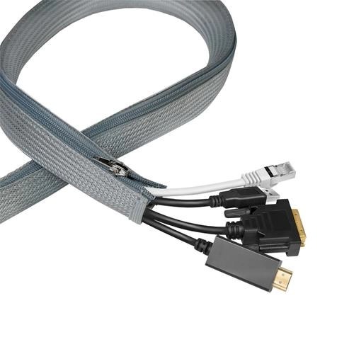 Logilink cable hose with zipper polyester