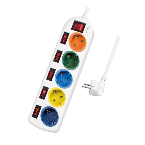 Logilink power strip 5-way  5xCEE 7/3