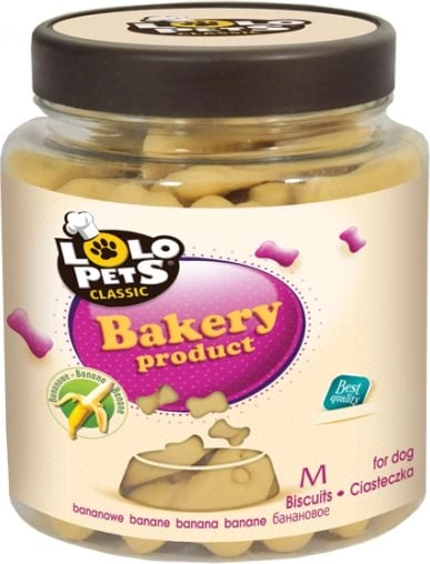 BANANA BONE DOG COOKIES IN JAR