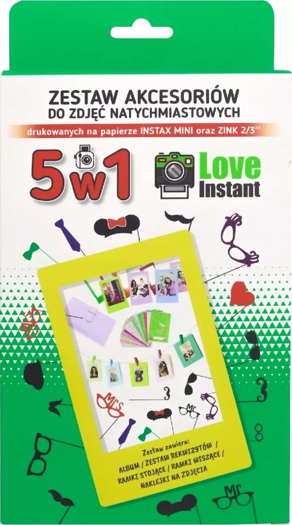 LoveInstant Zestaw 5w1 Akcesoria Do Fujifilm