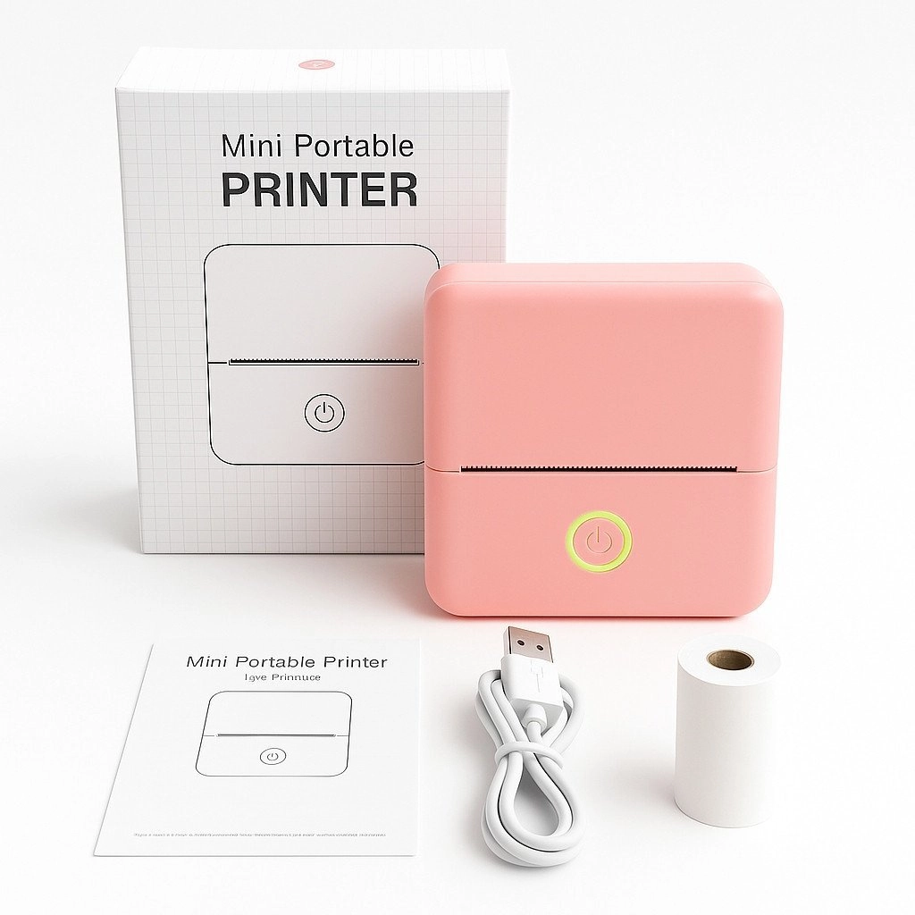 Bluetooth Thermal Printer For Photos Stickers