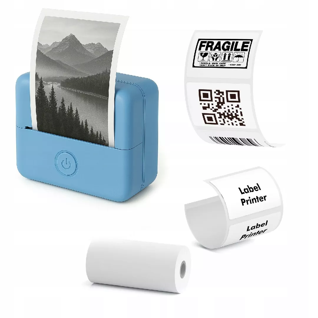Bluetooth Thermal Printer For Photos Stickers