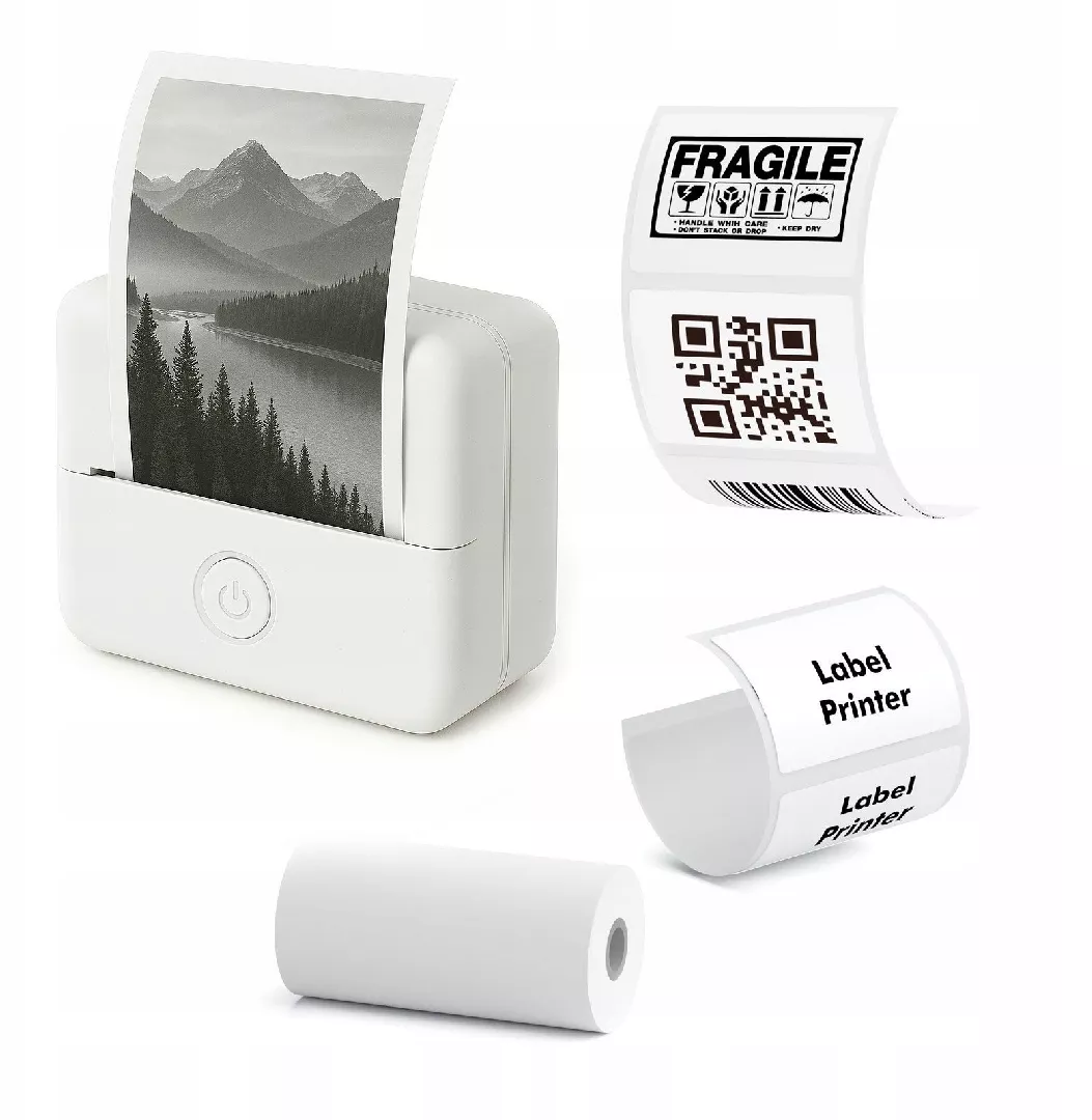 Bluetooth Thermal Printer For Photos Stickers