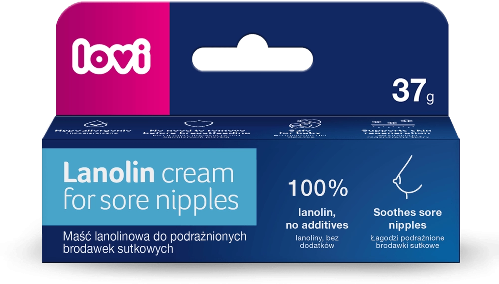 LOVI lanolino kremas spenialiams 37g 14/001
