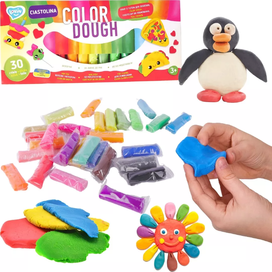 Lovin Colored Plasticine Flexible For Modeling