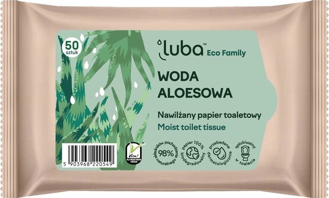 Luba Eco Family moistened toilet paper