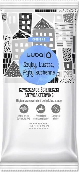 LUBA_Antibacterial wipes for windows mirrors and