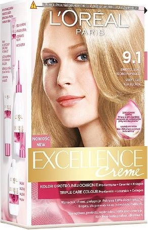 L````Oreal Paris Excellence Creme 9.1