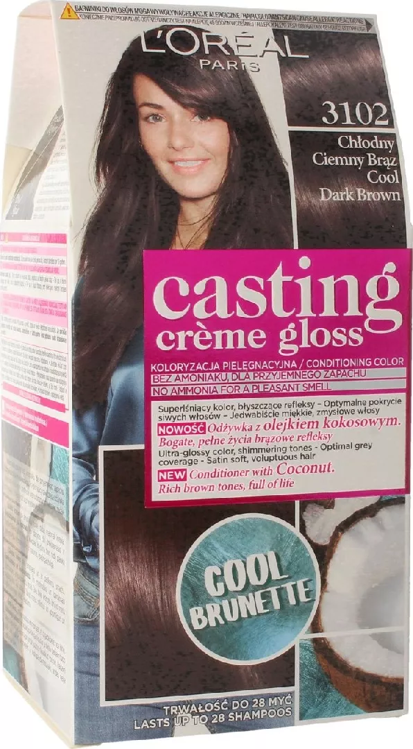 L````OREAL_Casting Creme Gloss hair dye 3102