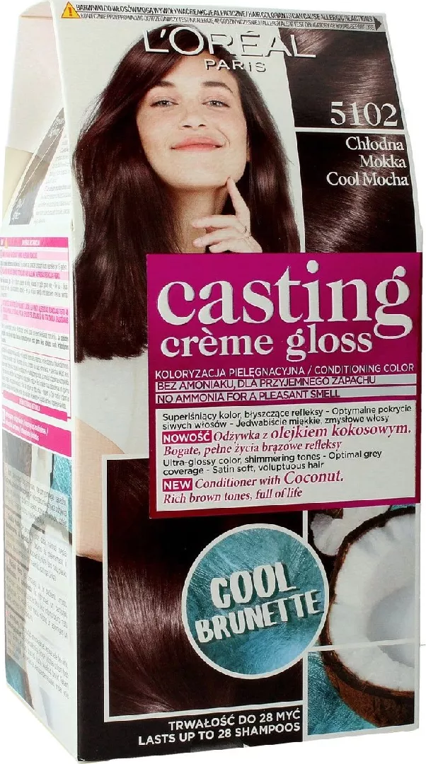 L````OREAL_Casting Creme Gloss hair dye 5102