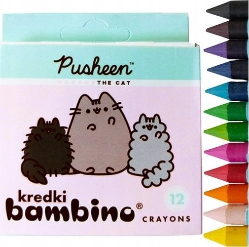 MAJEWSKI Bambino crayons 12 colors Pusheen