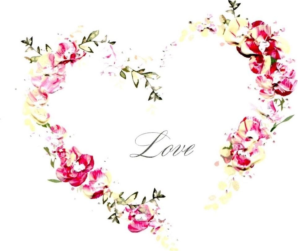 Valentine`s Day Square Card A05 Love