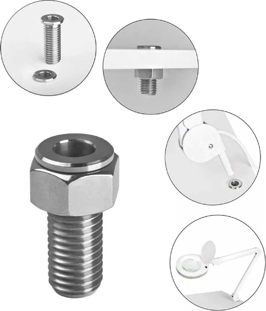 MAXlight Tube magnifying glass holder inox
