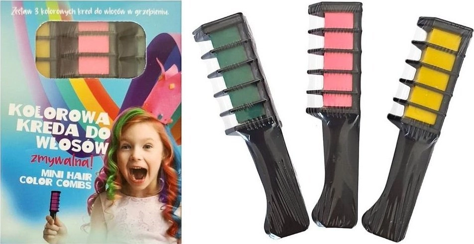 Hair chalk in a comb 5903420889727
