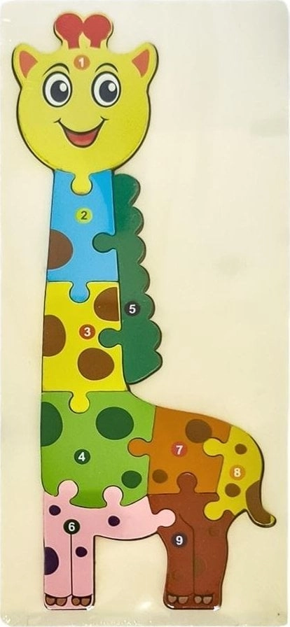 Wooden puzzle for kids with Giraffe