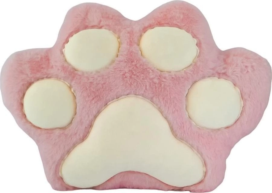 Pink cat`s paw pillow 5903420910551
