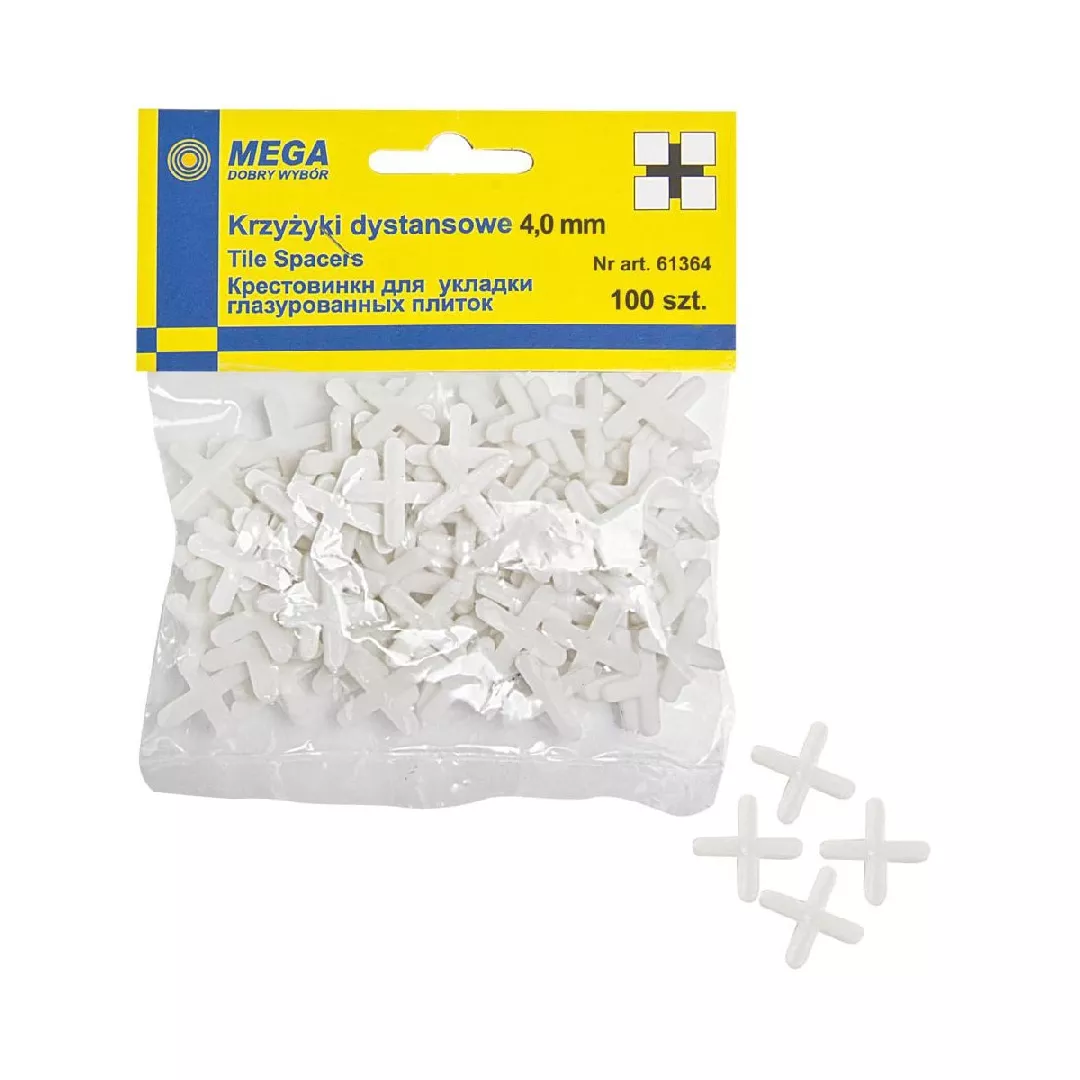 Krustiņi flīzēm 4mm 100gb 5613646 61364