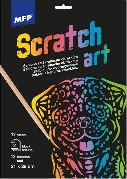 Scratch game template A4 Dog +