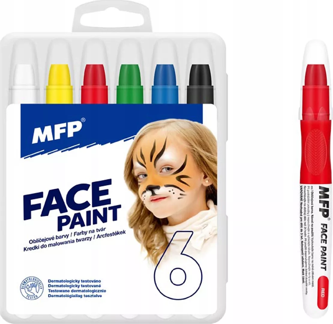 Face paints - make-up 6 pcs