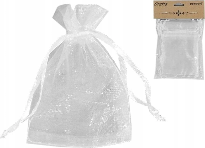 MFP paper White organza bags 7x10cm