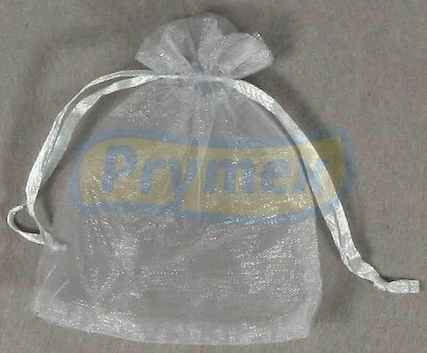 MFP paper Silver organza bags 7x10cm