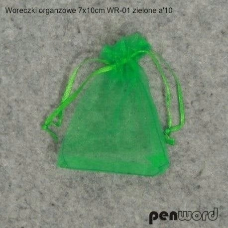 MFP paper Green organza bags 7x10cm