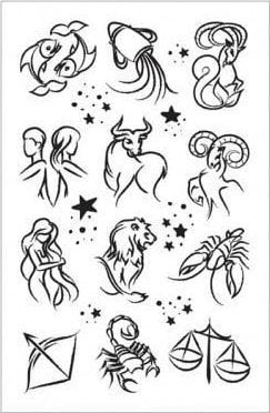 Tattoo 16012 8.5x13cm MFP horoscope