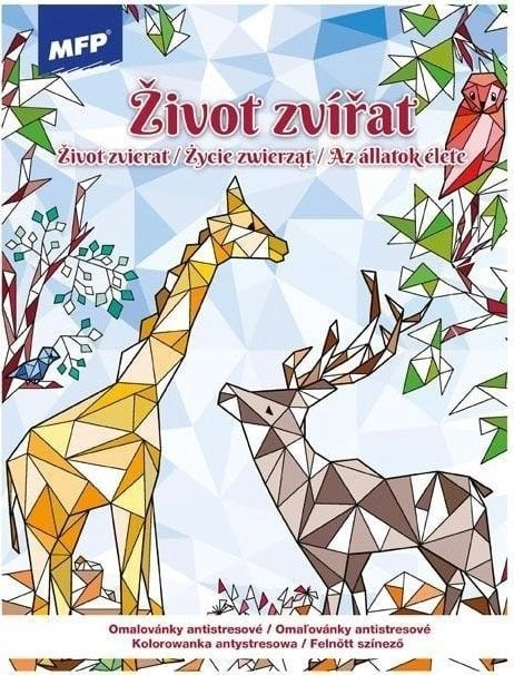 Anti-stress coloring book Animal Life 210x290mm