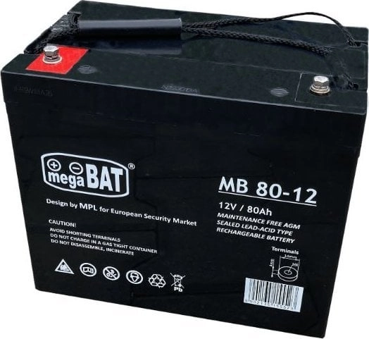 Akumulator VRLA MB 80-12 (260/168/211mm) 12V/80AH-MB