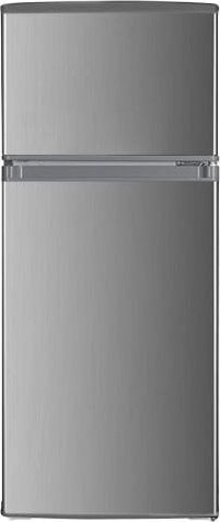 MPM MPM-125-CZ-11/E silver refrigerator with a