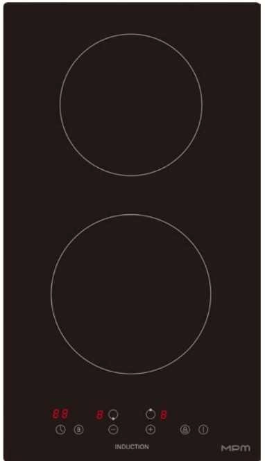 MPM-30-IM-12/N induction hob black 30 cm
