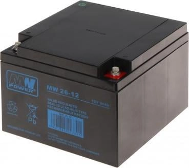 MW Power Akumulator 12V/26AH-MW 12V/26AH-MW 5901885207315