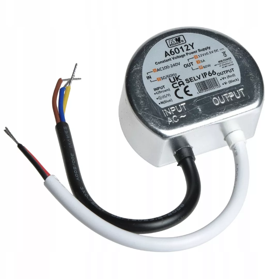 ZASILACZ IMPULSOWY 12V/5A-TP MW POWER 12V/5A-TP