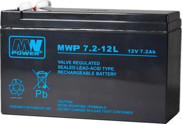 MW Power Akumulator 12V/7.2AH-MWP 12V/7