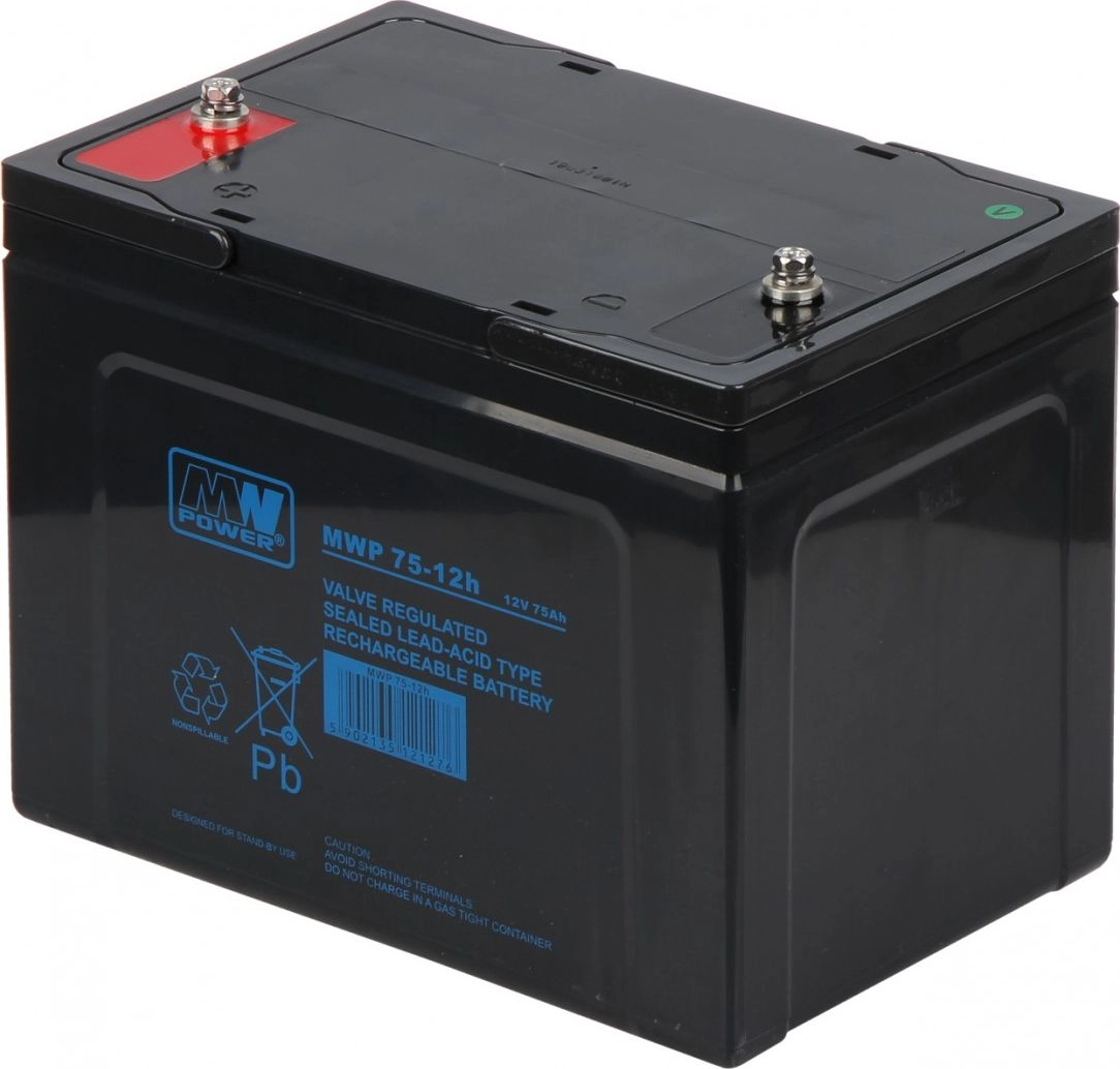 Battery 12V/75Ah 12V/75AH-MWP 5902135121276