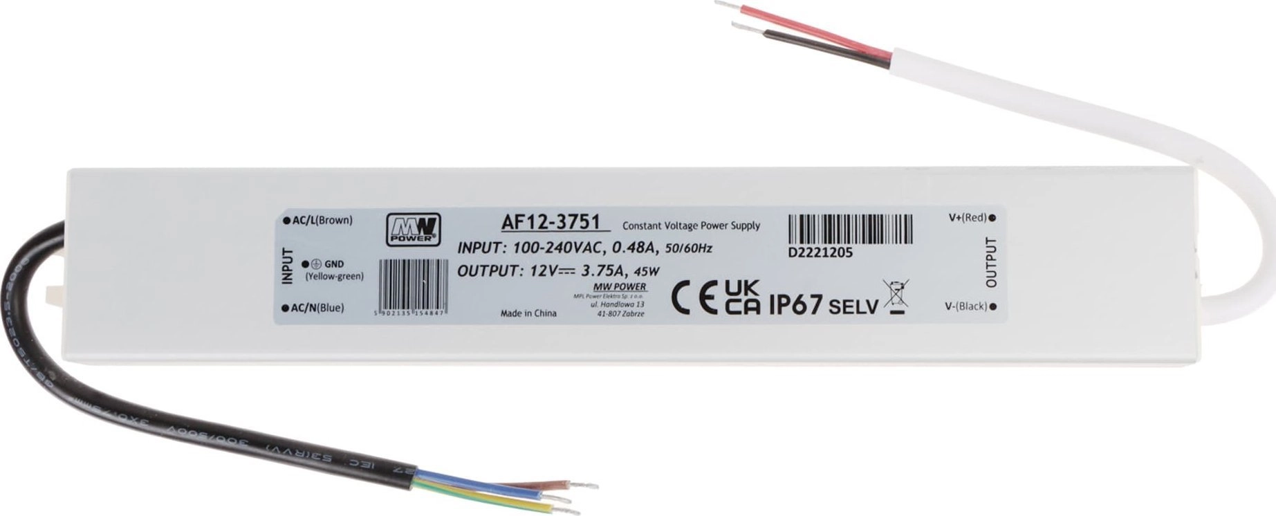 MW Power power supply SWITCHING POWER