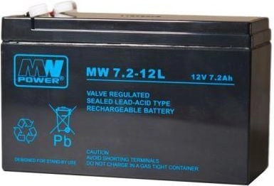 MW Power Akumulator 12V/7.2Ah (MW