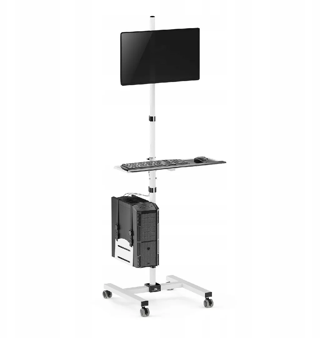 Maclean professional laptop stand cart  mobile