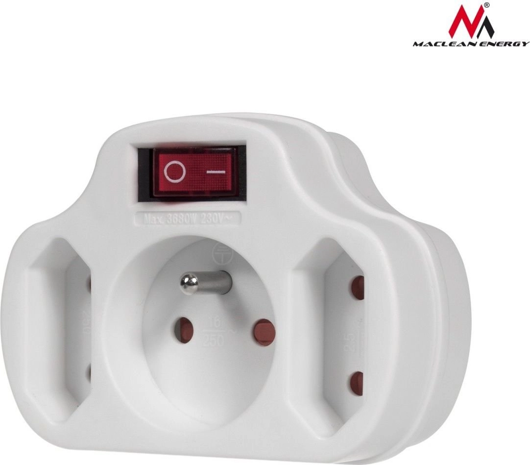 Triple power socket with Energy MCE142