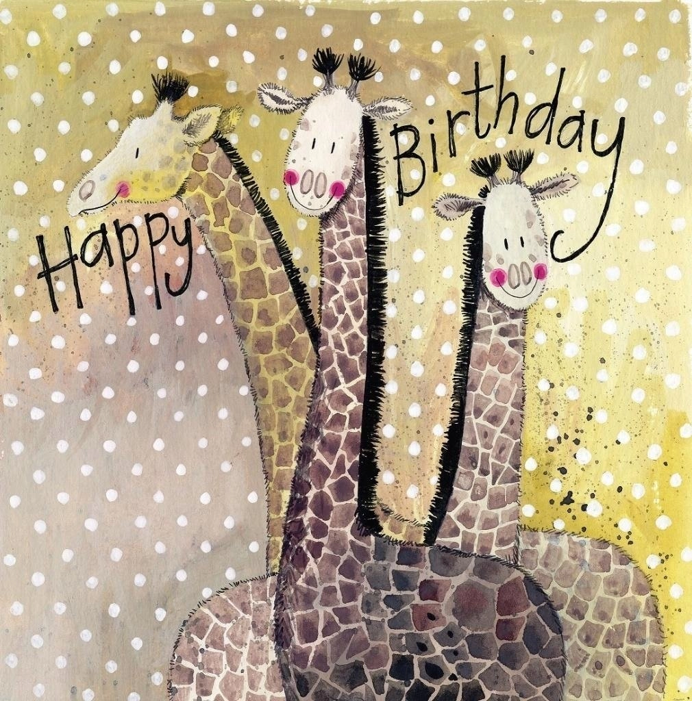 AC710 Giraffe Birthday Pass 5060108704441