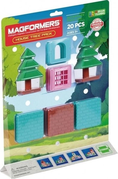 Magformers Akcesoria do klocków magnetycznych Domek