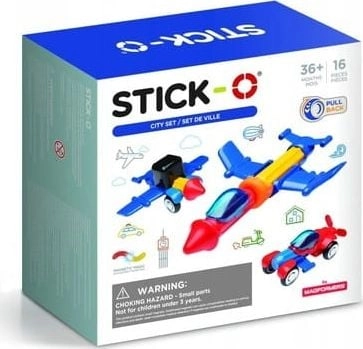 MAGFORMERS Stick-O magnetic blocks city set