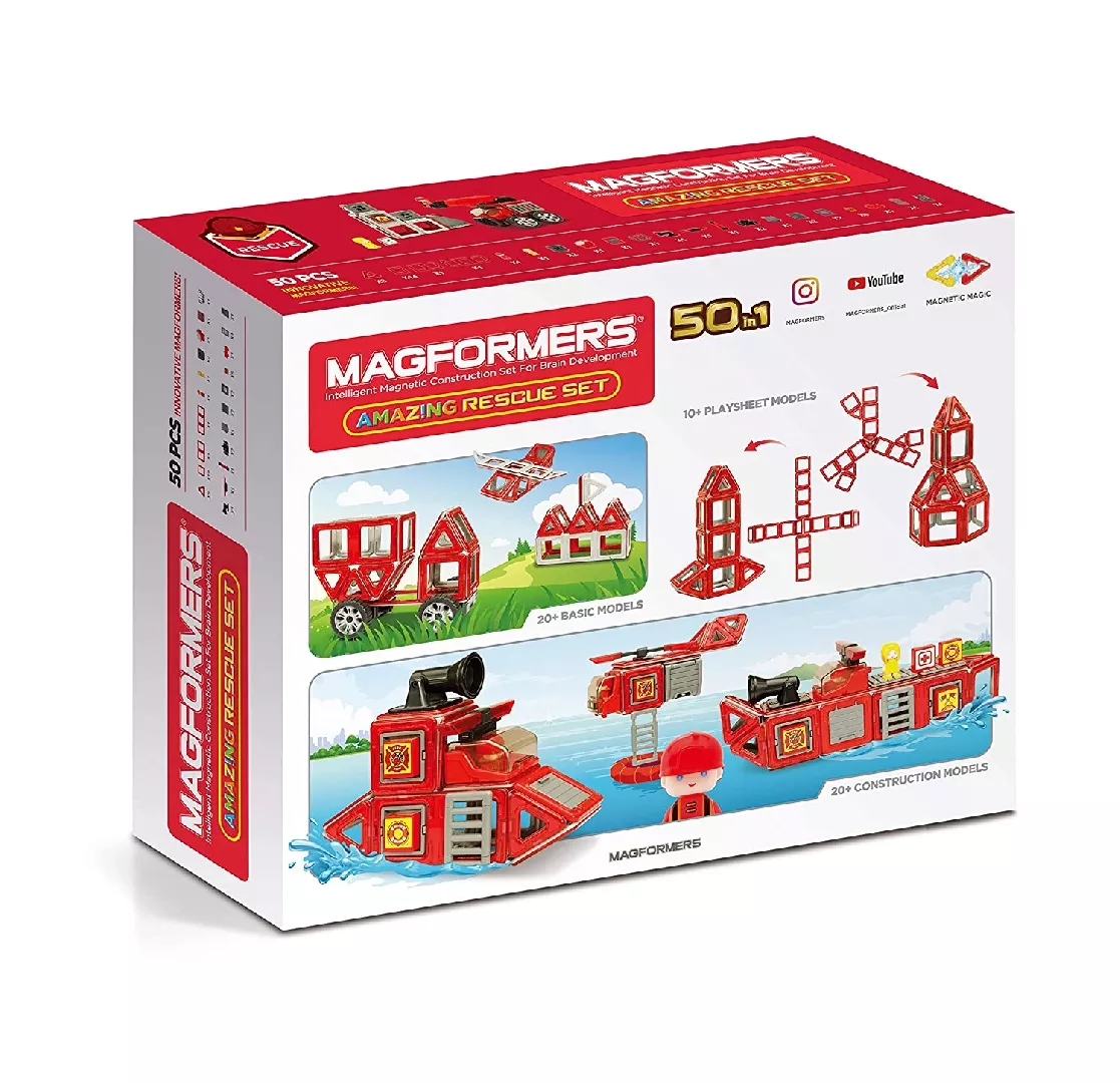 Magformers Klocki konstrukcyjne Zestaw ratunkowy 005-717003